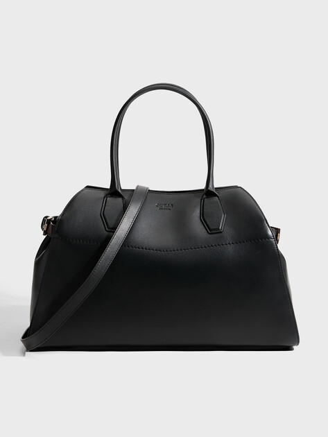 Женская сумка  GUESS LIZA MEDIUM SATCHEL, Артикул HWYUAAP6276, черный | 5094476. Ракурс 1