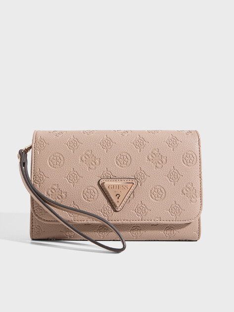 Женское портмоне GUESS WILDER PASSPORT ORGANIZER, Артикул TWDP7452160, серо-бежевый | 5094543. Ракурс 1