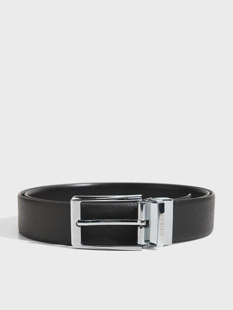 Мужской ремень GUESS ADJ & REV H35, Артикул BM7948P6335, черный | 5096298. Ракурс 1