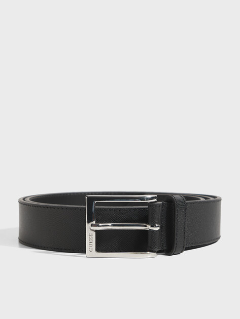 Мужской ремень GUESS NOT ADJ & NOT REV H35, Артикул BM7949P6335, черный | 5096318. Ракурс 1