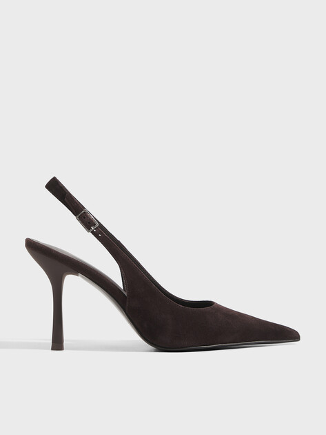 Женские туфли с открытой пяткой (слинг-бэк) TENDANCE, Артикул CLF1257-01, коричневый | 5114606. Ракурс 1
