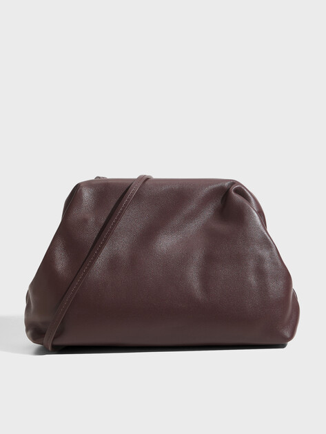 Клатч MAISON DAVID, Артикул GL-BAG-170, каштановый | 5170664. Ракурс 1