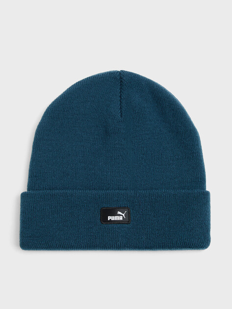 Шапка PUMA ESS Mid Crown Beanie, Артикул 026400, лазурный | 5182285. Ракурс 1