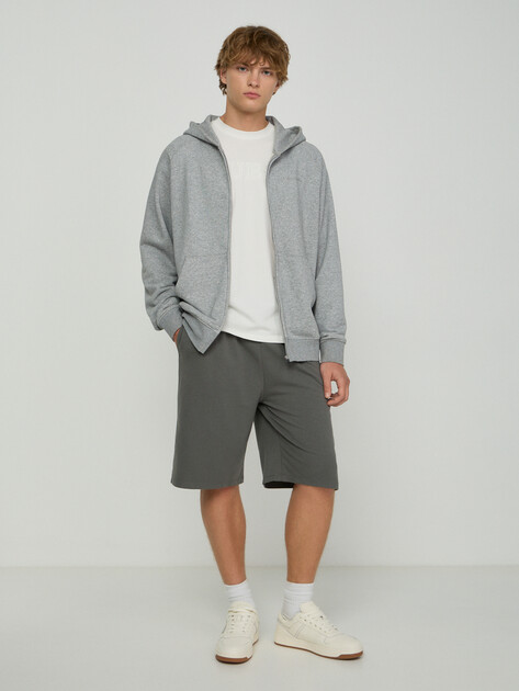 Мужские шорты GUESS BRIAN SHORT PANT, Артикул U6GD00KC241, зеленовато-серый | 5213553. Ракурс 1