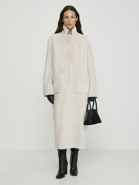 Женская шуба  MAISON DAVID, Артикул AVRORA_ASTR, розовато-бежевый | 5227369. Ракурс 1