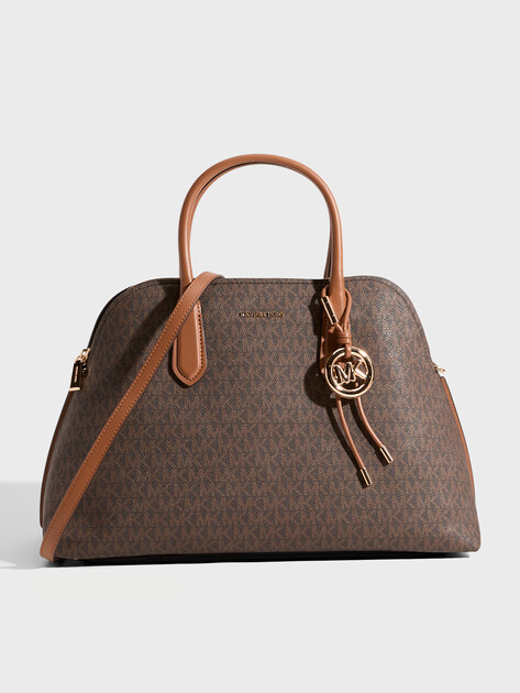 Женская сумка  MICHAEL KORS LG DOME CHN STCHL, Артикул 30T6GX4S7B(K), темно-коричневый | 5238917. Ракурс 1