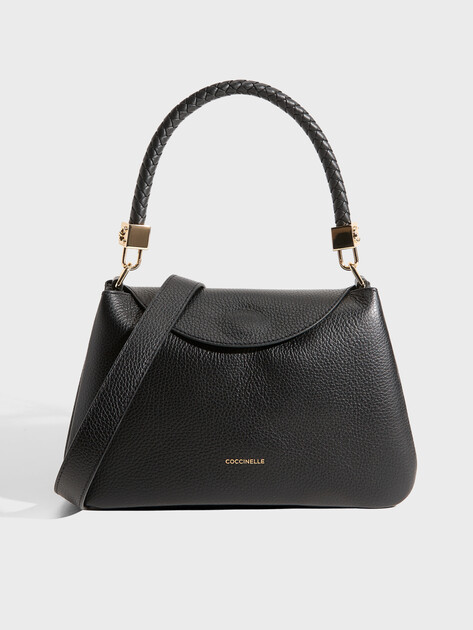 Женская сумка через плечо кросс-боди COCCINELLE HANDBAG GRAINED LEATHER, Артикул E1 VCK 18 02 01, черный | 5243023. Ракурс 1