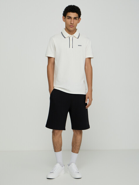 Мужское поло GUESS PAUL PIQUE SS POLO, Артикул M6GP27K3179, белый | 5255685. Ракурс 1