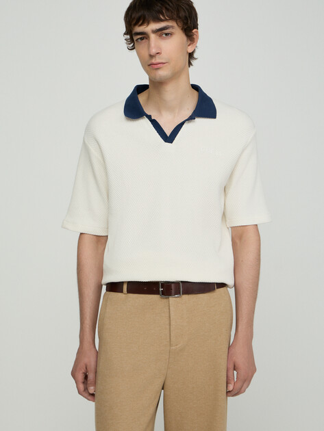 Мужское поло GUESS JHONNY COLLAR POLO, Артикул Z6GP05K3208, белый | 5256174. Ракурс 1