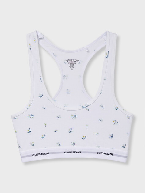 Женский бюстгальтер GUESS JEANS GJ BRALETTE, Артикул W4BZ31KBBU1, белый | 5256625. Ракурс 1