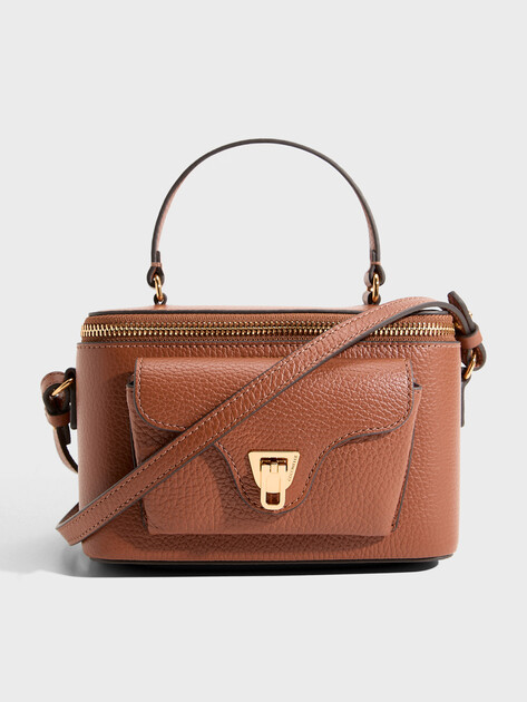 Женская сумка  COCCINELLE MINI BAG GRAINED LEATHER, Артикул E5 TFK 55 01 01, коричневый | 5285129. Ракурс 1