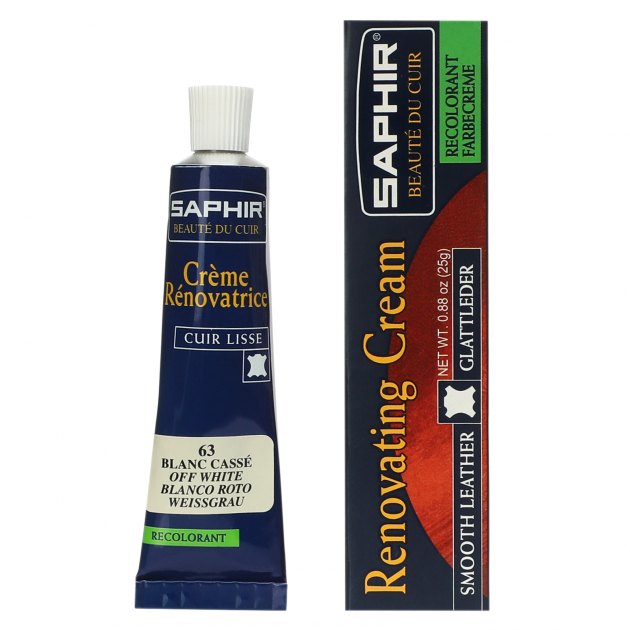 Крем "жидкая кожа" SAPHIR, Артикул CREME RENOVATRICE, молочно-белый | 867571. Ракурс 1