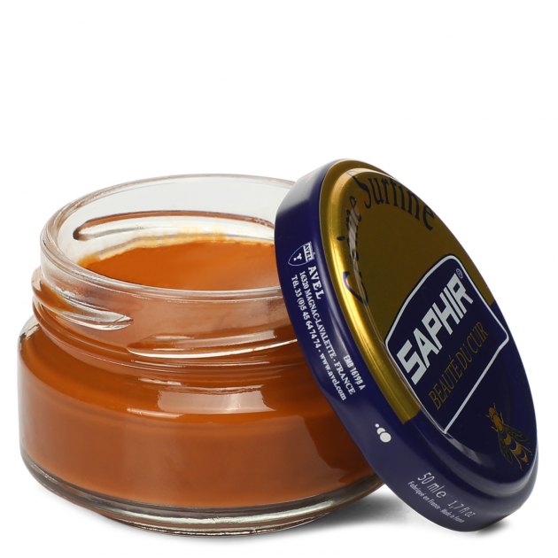 Крем для гладкой кожи SAPHIR, Артикул SURFINE, светло-коричневый | 869052. Ракурс 1