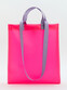 CALZETTI TRANSPARENT SHOPPER красный