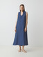 MAISON DAVID DRESS-2 серовато-синий
