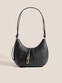 FURLA FURLA GOCCIA S SHOULDER BAG черный